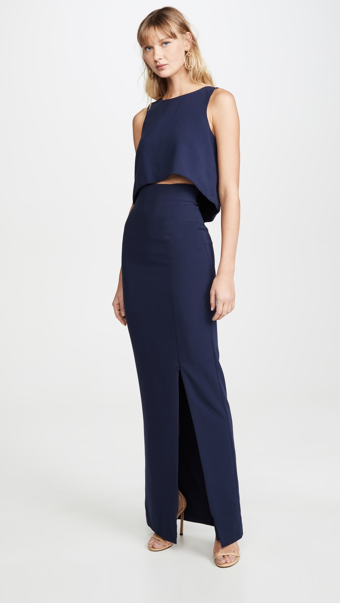 Kacie 2 Piece Maxi Dress Pacific Blue