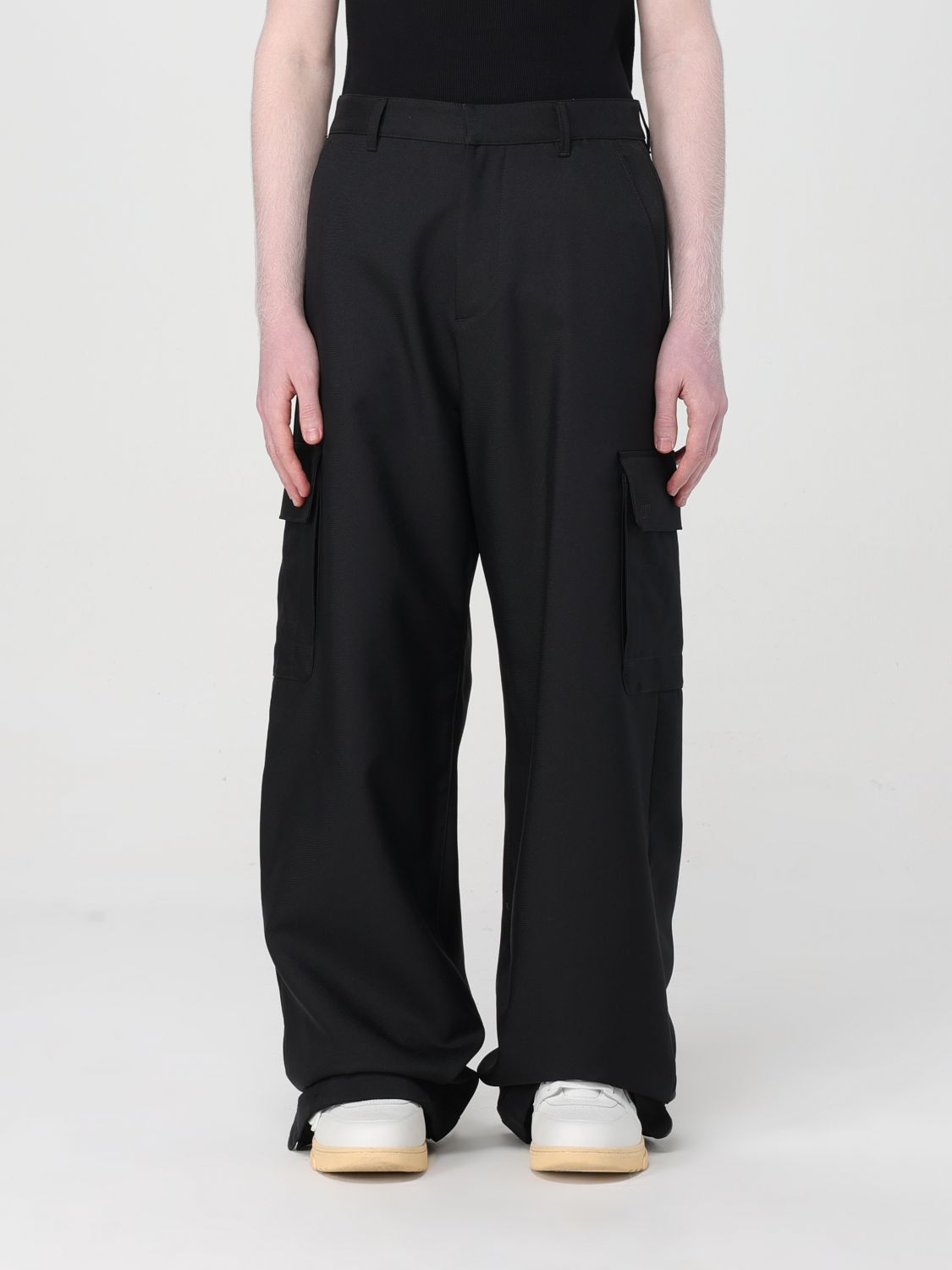 Pants Men color Black