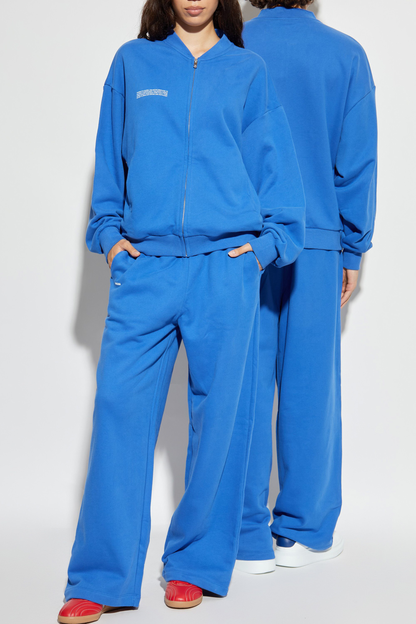 Sweatshirt With Logo, Unisex, Blue