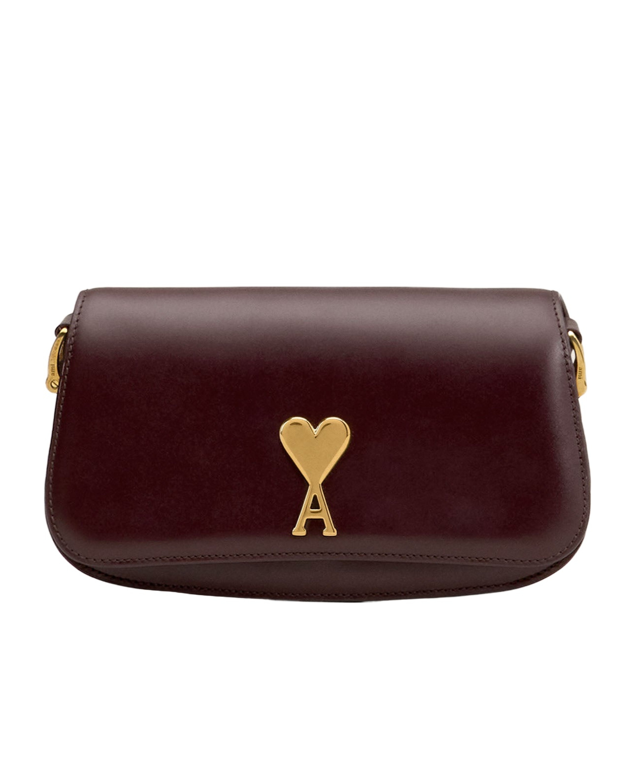 Ami Paris Logo Plaque Shoulder Bag