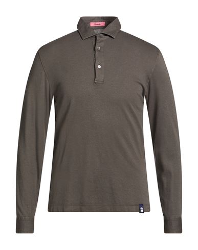 Man Polo shirt Lead Size L Cotton, Cashmere