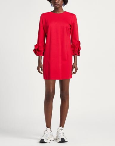 Woman Mini dress Red Size 2 Viscose, Polyamide, Elastane