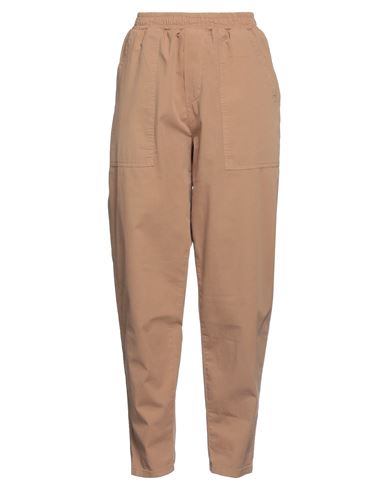 Woman Pants Light brown Size 25 Cotton, Elastane