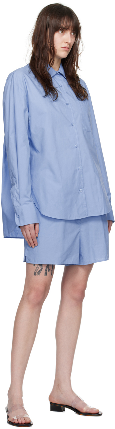 The Frankie Shop Blue Lui Shirt