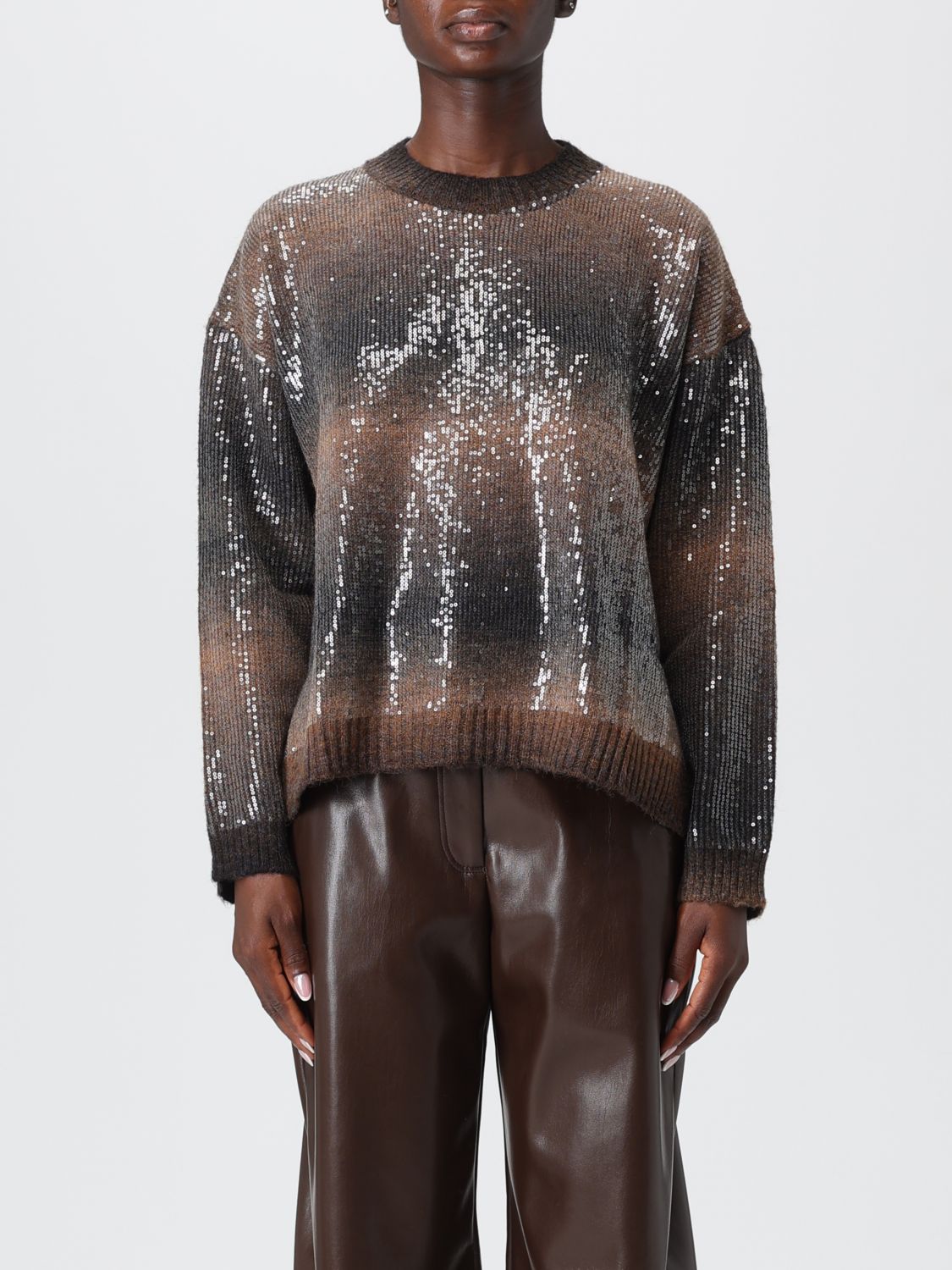 Sweater Woman color Brown