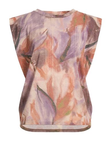 Momoní Woman Sweater Purple Size M Polyester, Viscose, Polyamide, Metallic fiber, Elastane