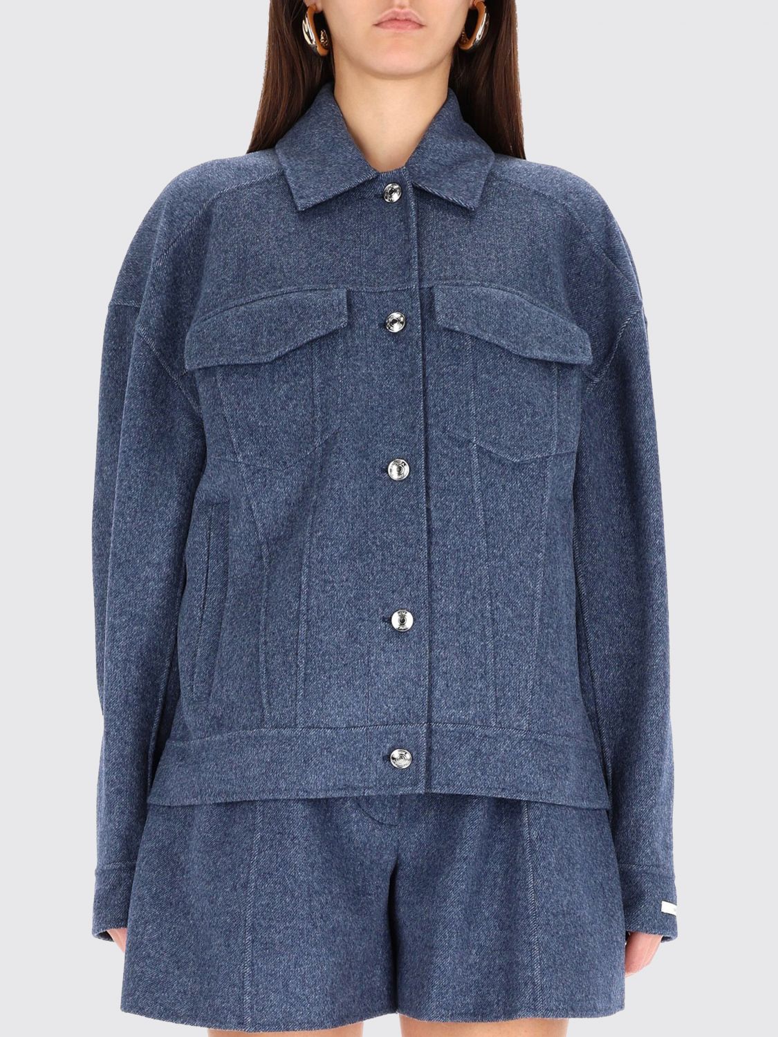 Jacket Woman color Blue