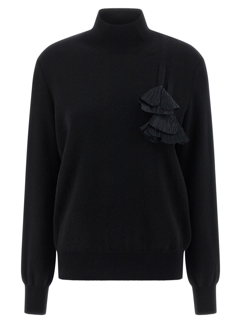 Floral Insert Sweater