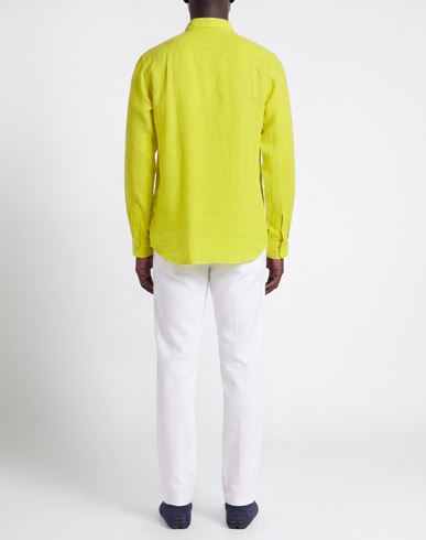Man Shirt Marigold Size S Linen