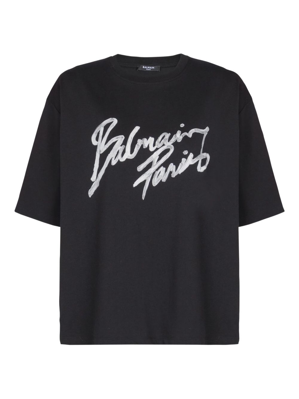 Boxy T-shirt with Brush print