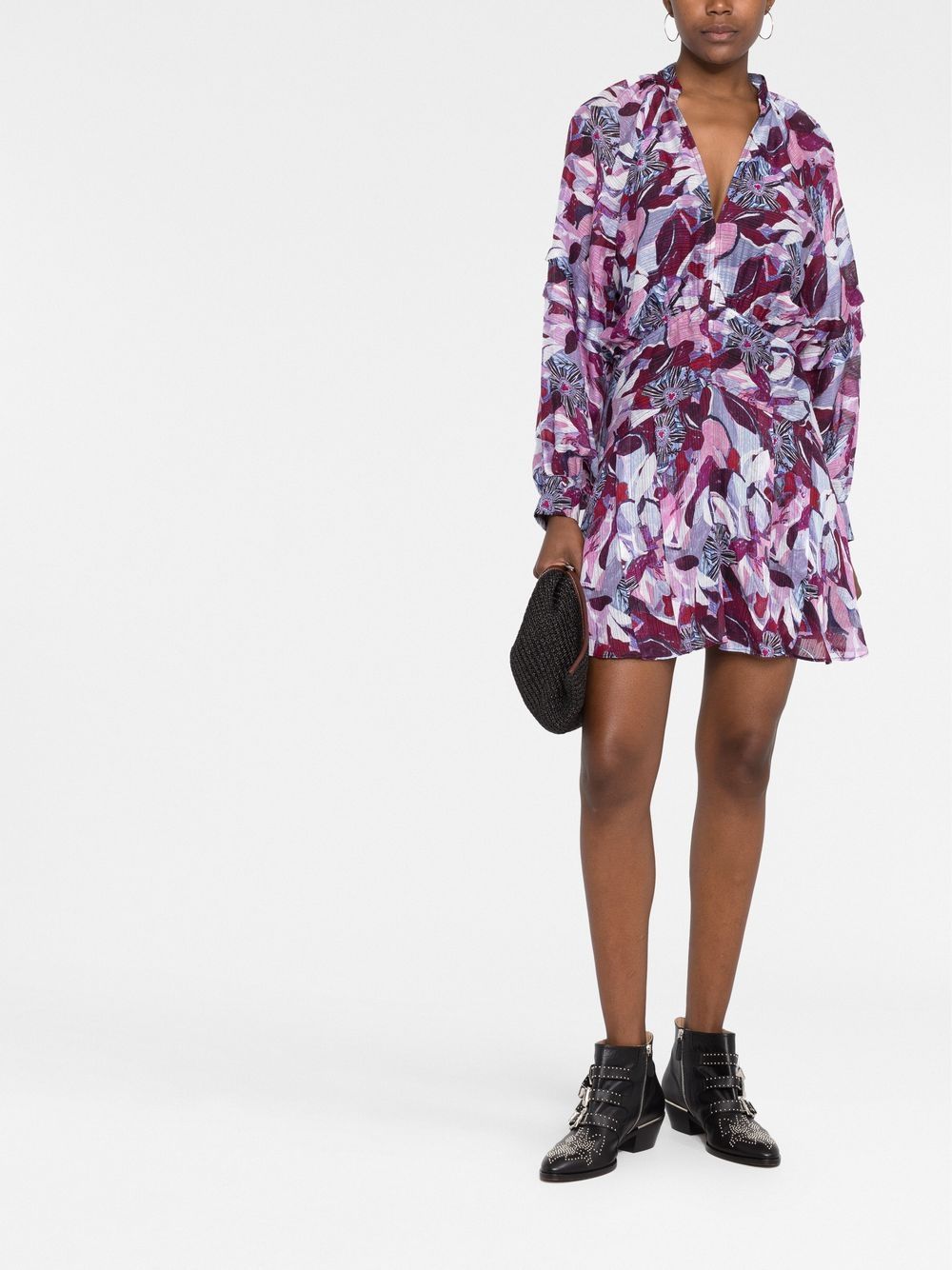 Darsa abstract-print dress - Multicolour