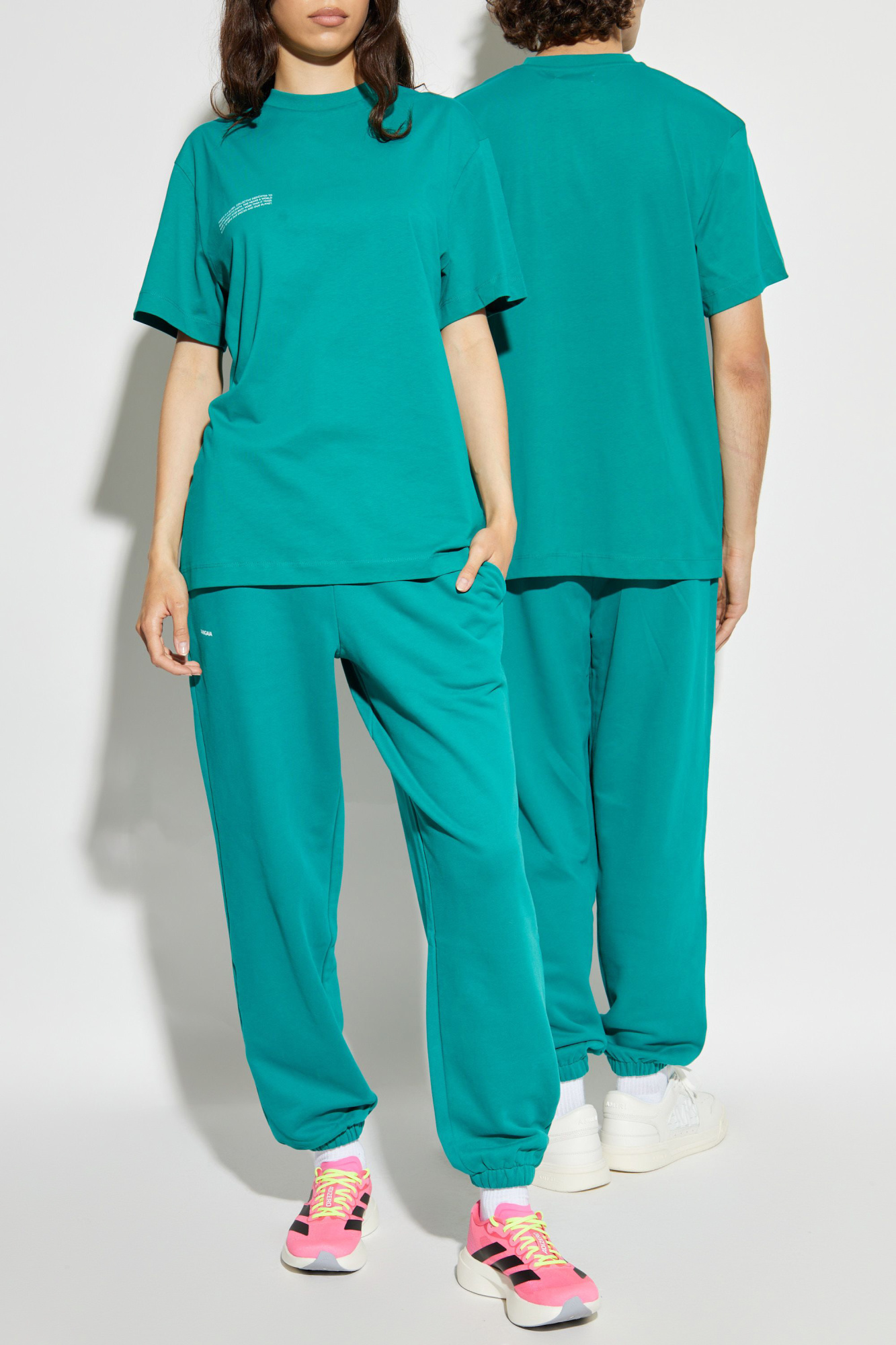 T-shirt With Logo, Unisex, Green