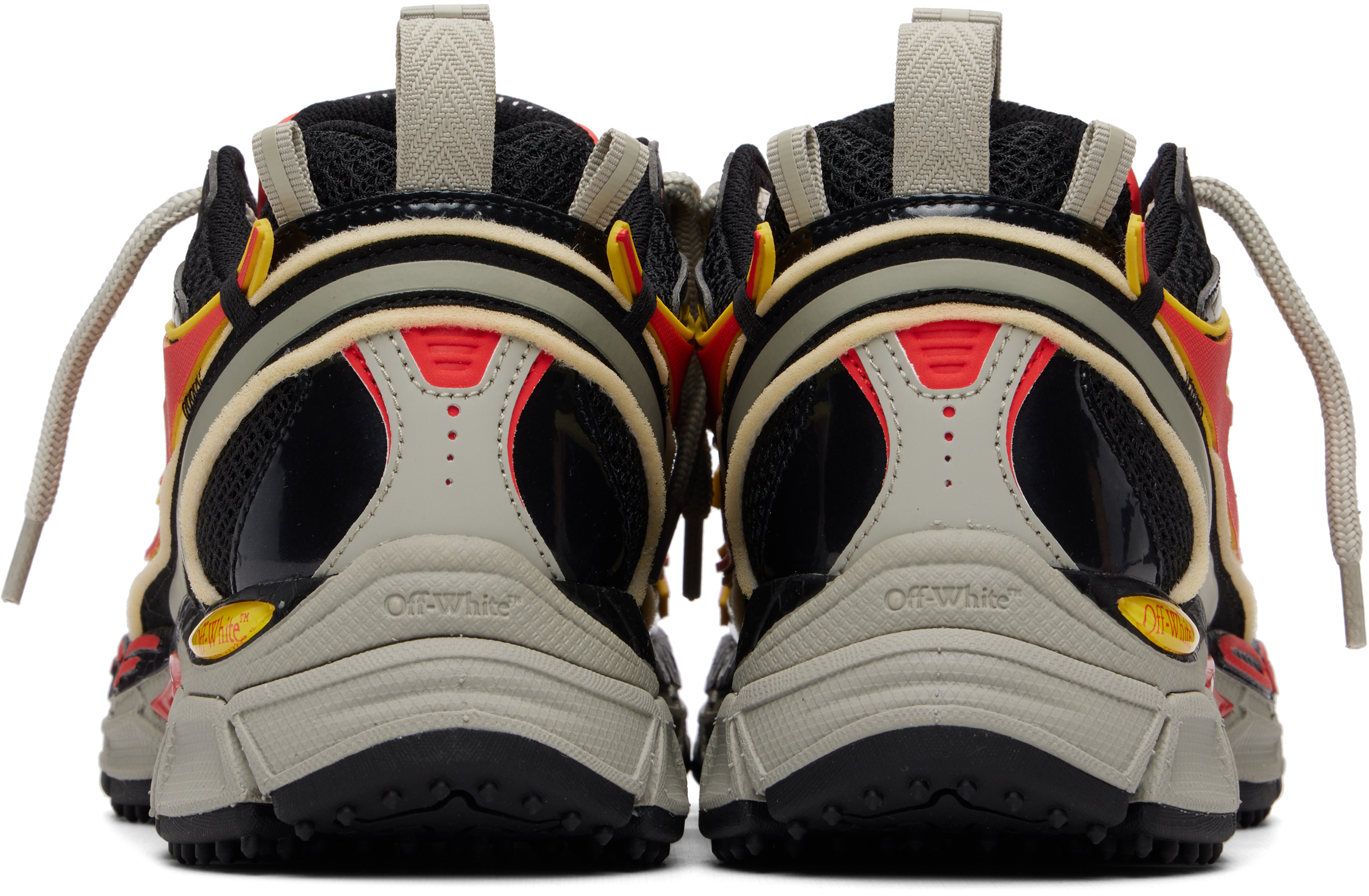 Black 'Be Right Back' Mesh Sneakers