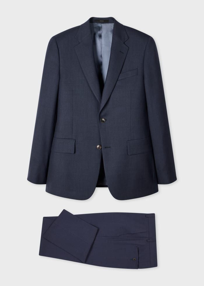 The Brierley - Dark Blue Marl Wool 'A Suit To Travel In'