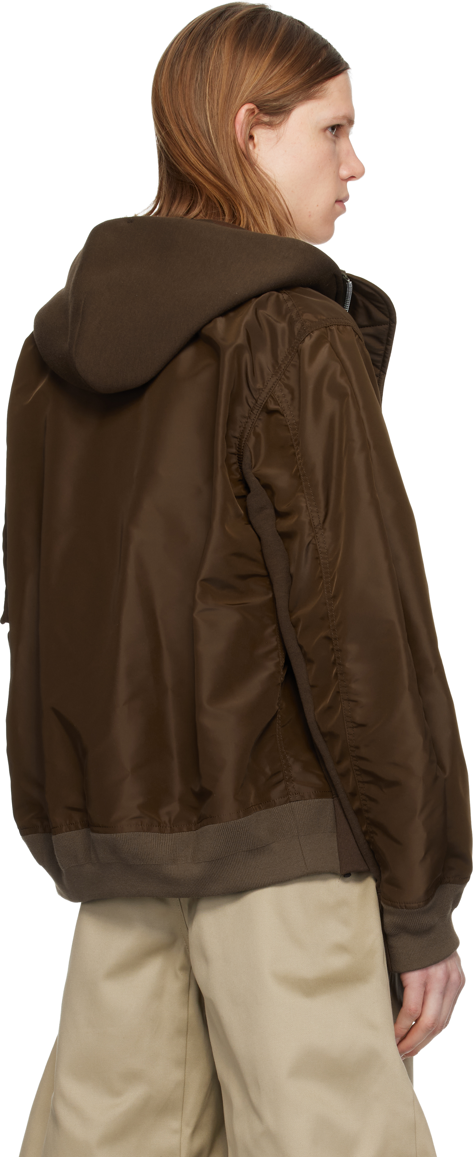 Brown Sponge Sweat Hoodie