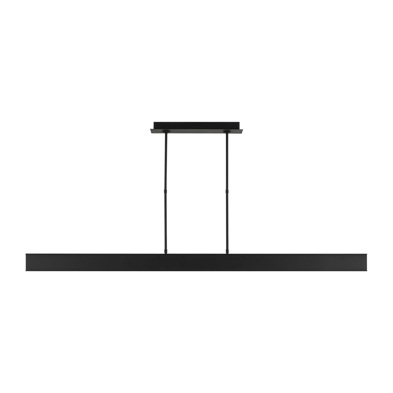 Nightshade Black LED Linear Suspension from the I-Beam Collection