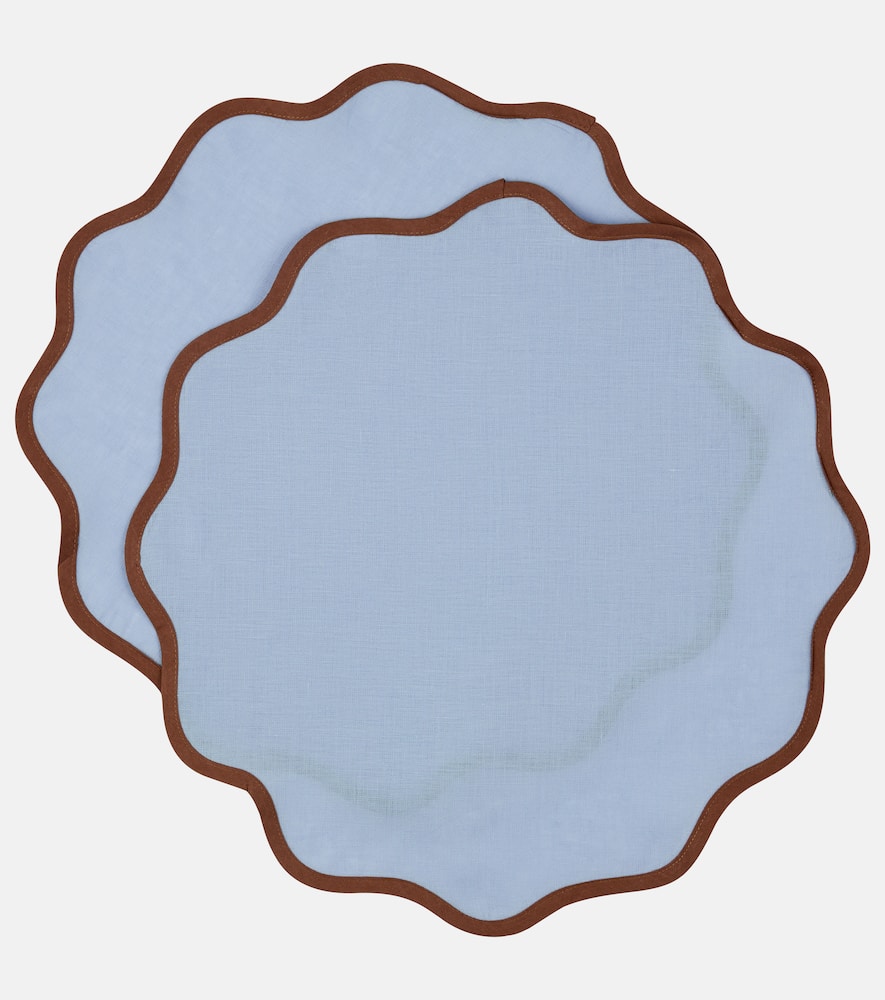 Rainbow Sky Cloud set of 2 placemats