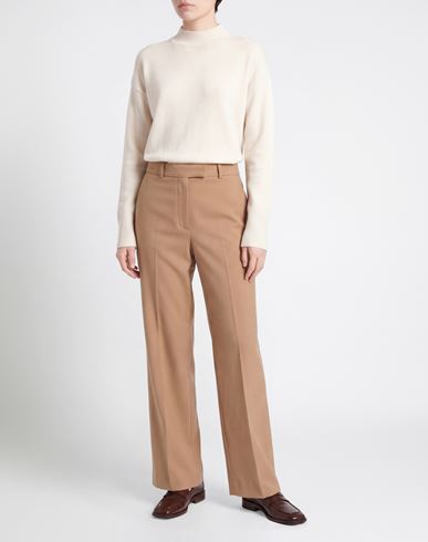 Woman Pants Camel Size XS Polyester, Virgin Wool, Elastane