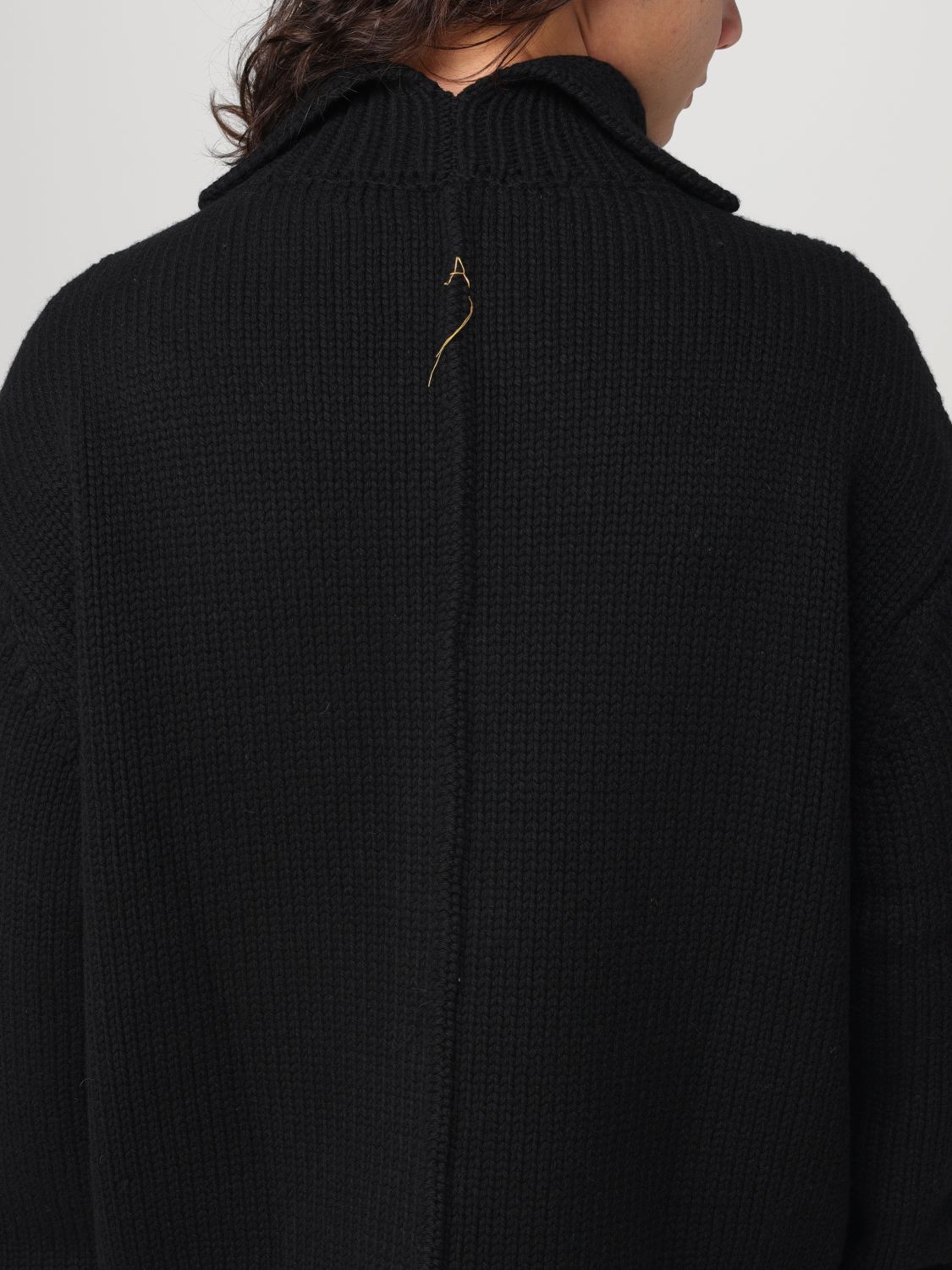 Roll-neck sweater - Black