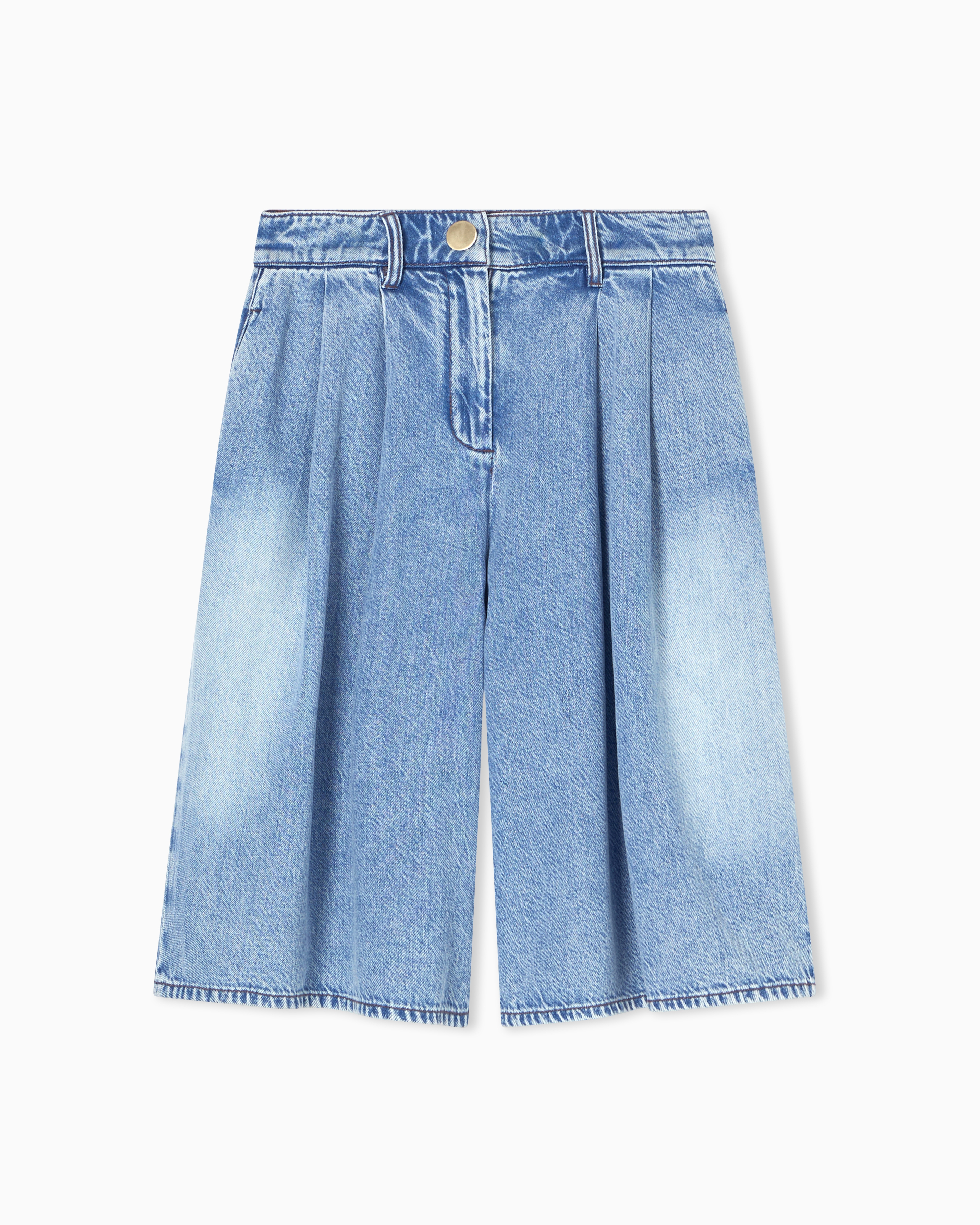 Denim Shorts in Lyocell Cotton