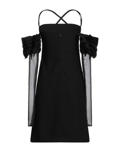 Versace Jeans Couture Woman Mini dress Black Size 4 Polyester, Elastane, Polyamide