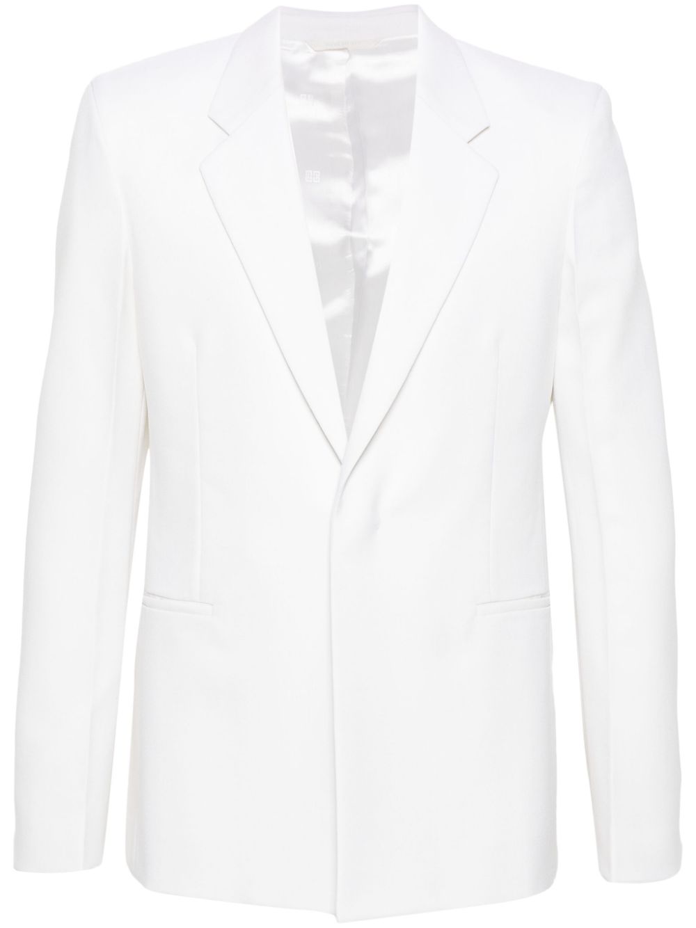 Notched-lapel blazer - Neutrals