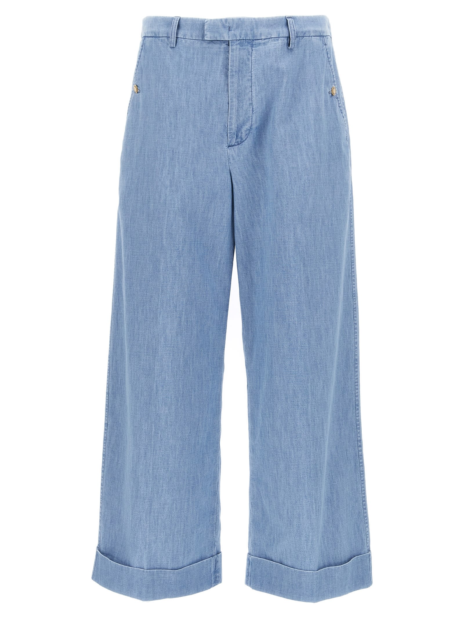 Turn-up Jeans