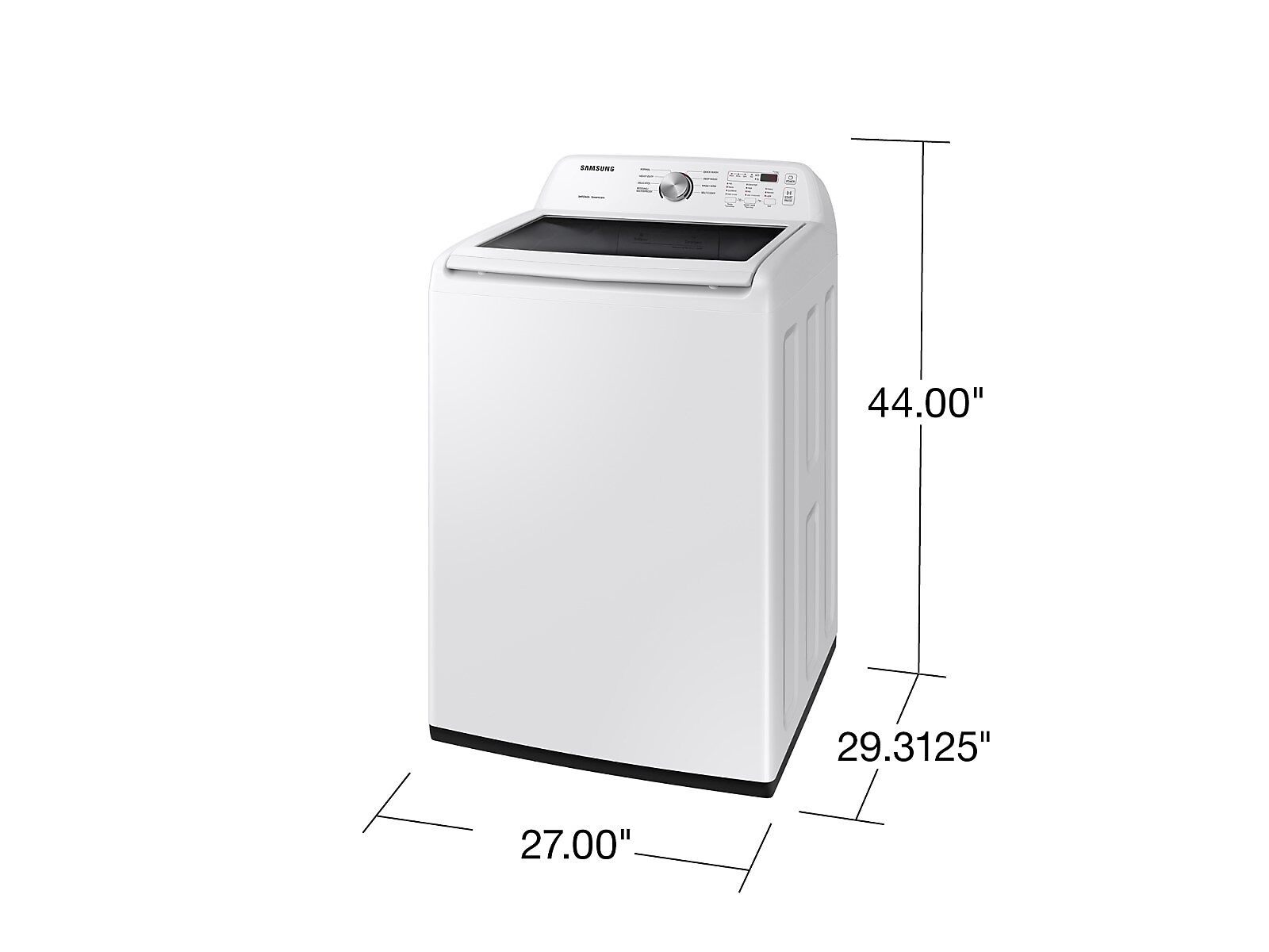 4.5 cu. ft. Top Load Washer with Vibration Reduction Technology+ in White(WA45T3200AW/A4)