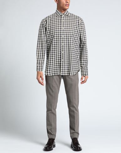 Washed Man Shirt Grey Size 16 Cotton