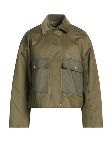 Woman Jacket Military green Size XS Cotton