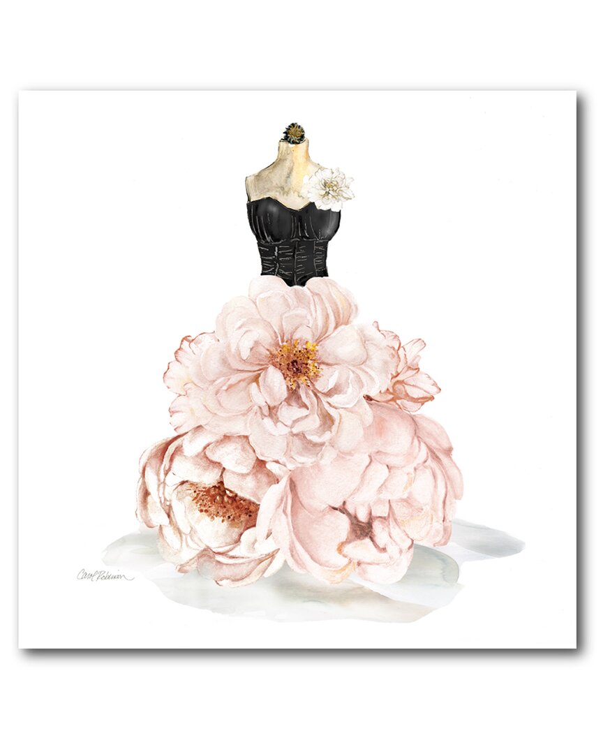 Floral Gown Canvas Wall Art