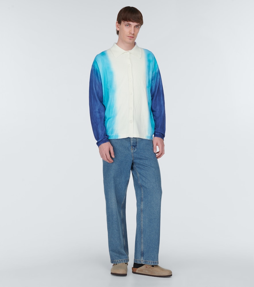 Cotton and cashmere cardigan