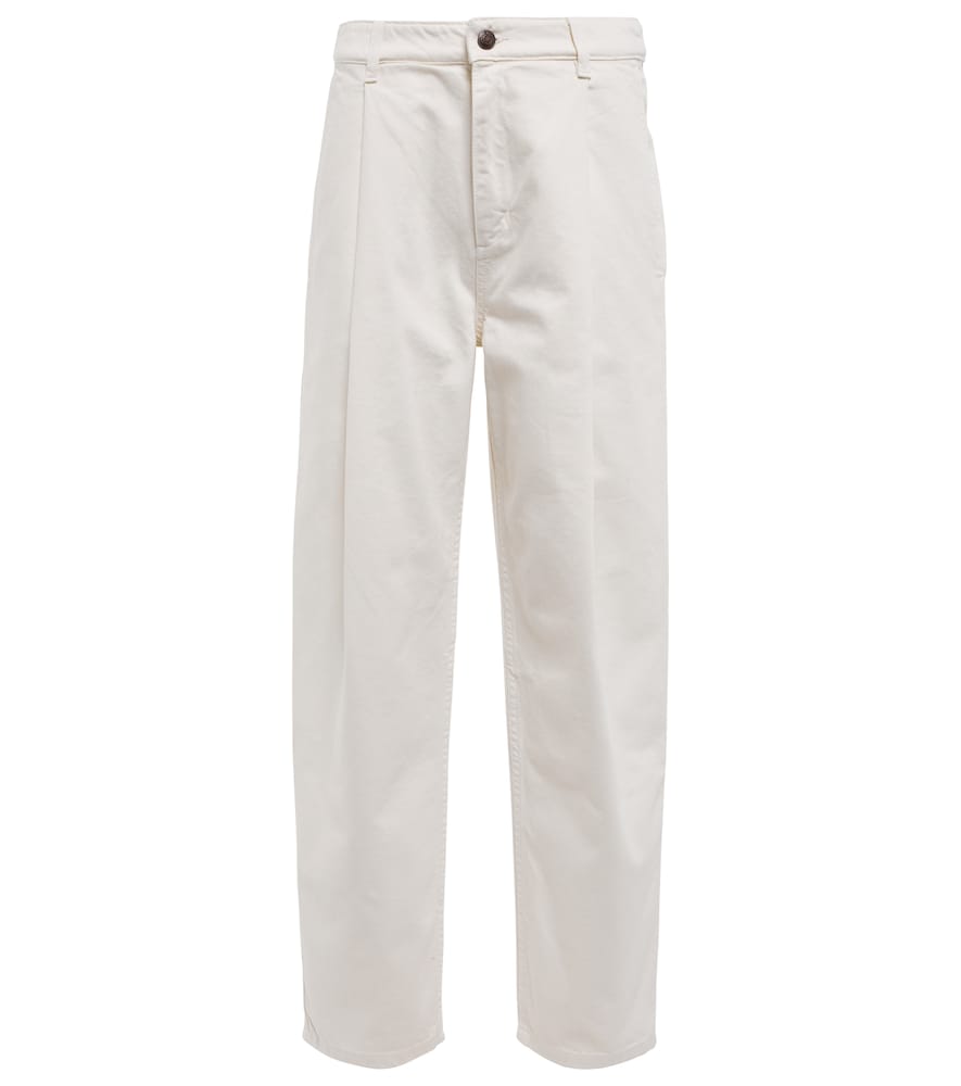 High-rise straight jeans