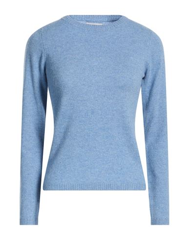 Helmur Woman Sweater Light blue Size S Cashmere