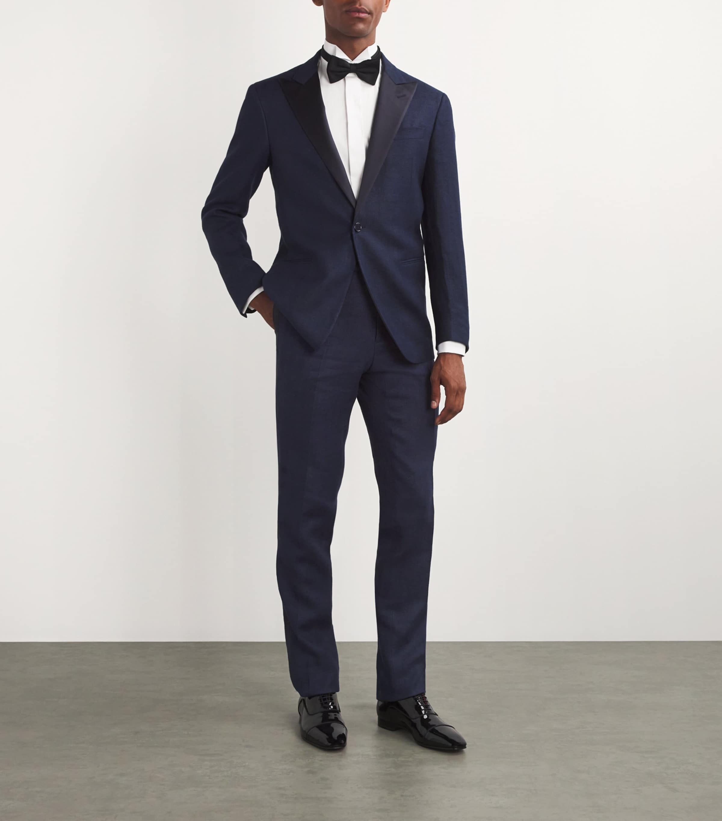Linen Tuxedo Jacket