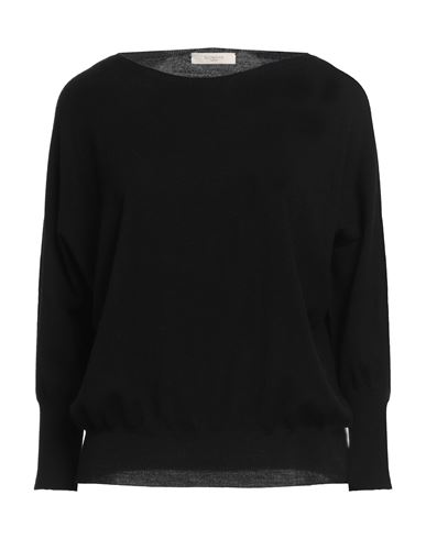 Zanone By Slowear Woman Sweater Black Size 6 Virgin Wool, Polyamide