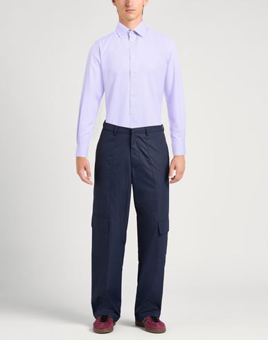 Man Shirt Purple Size 15 ¾ Polyester, Elastane