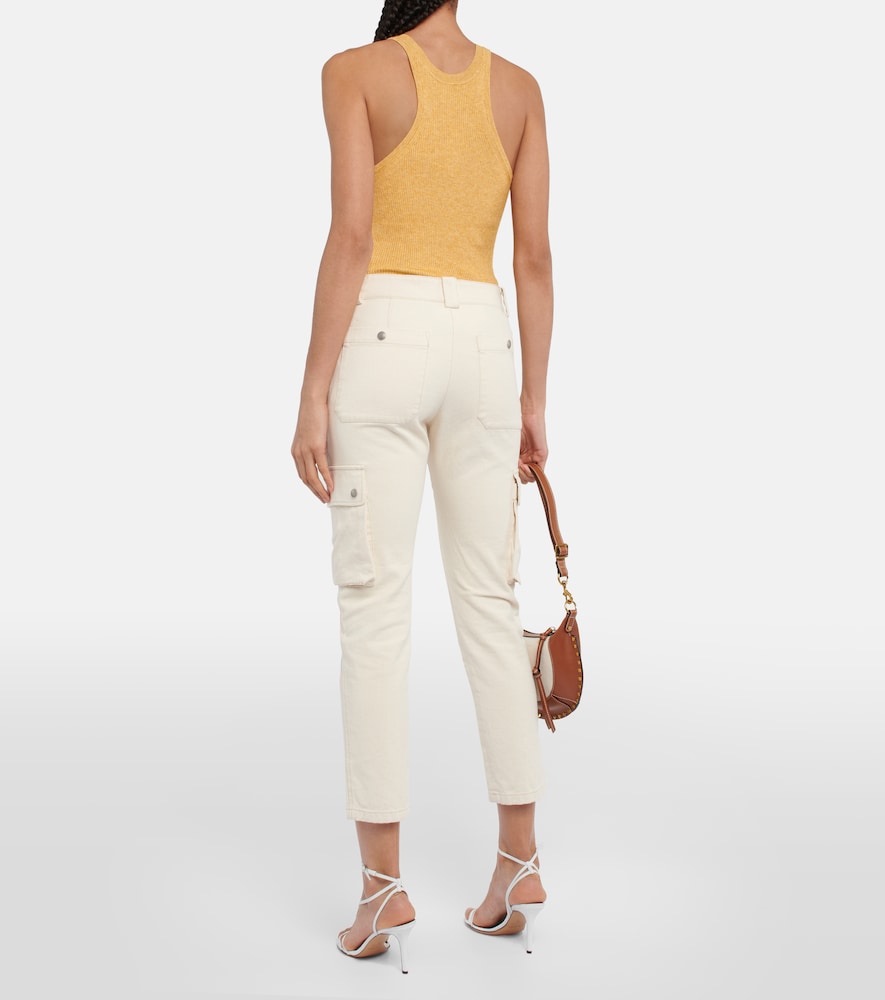 Evalia tapered cotton cargo pants