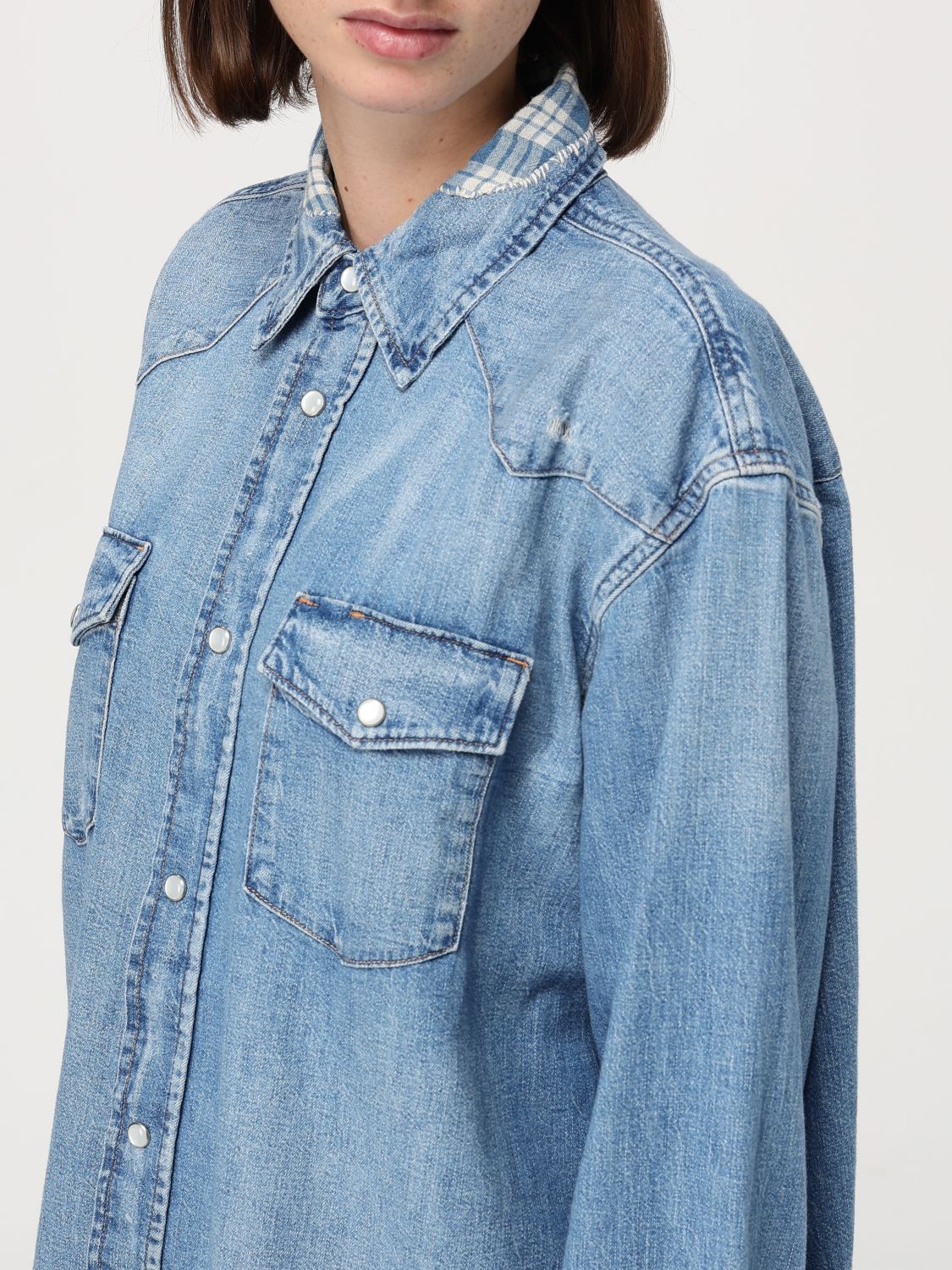 Distressed shirt - Blue