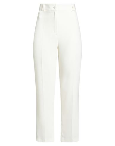 Woman Pants Ivory Size 8 Polyester