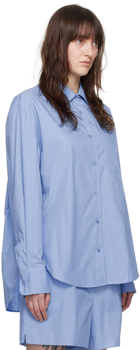 The Frankie Shop Blue Lui Shirt