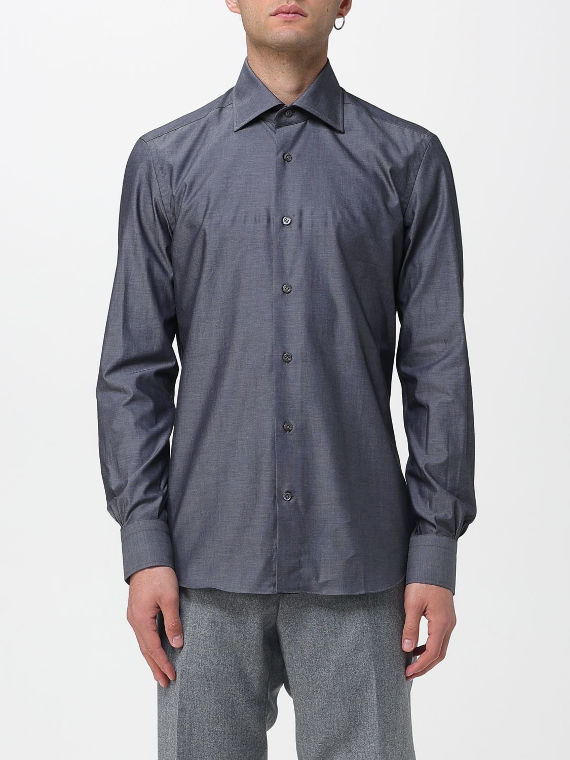 Shirt Men color Grey