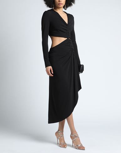 Off-white Woman Maxi dress Black