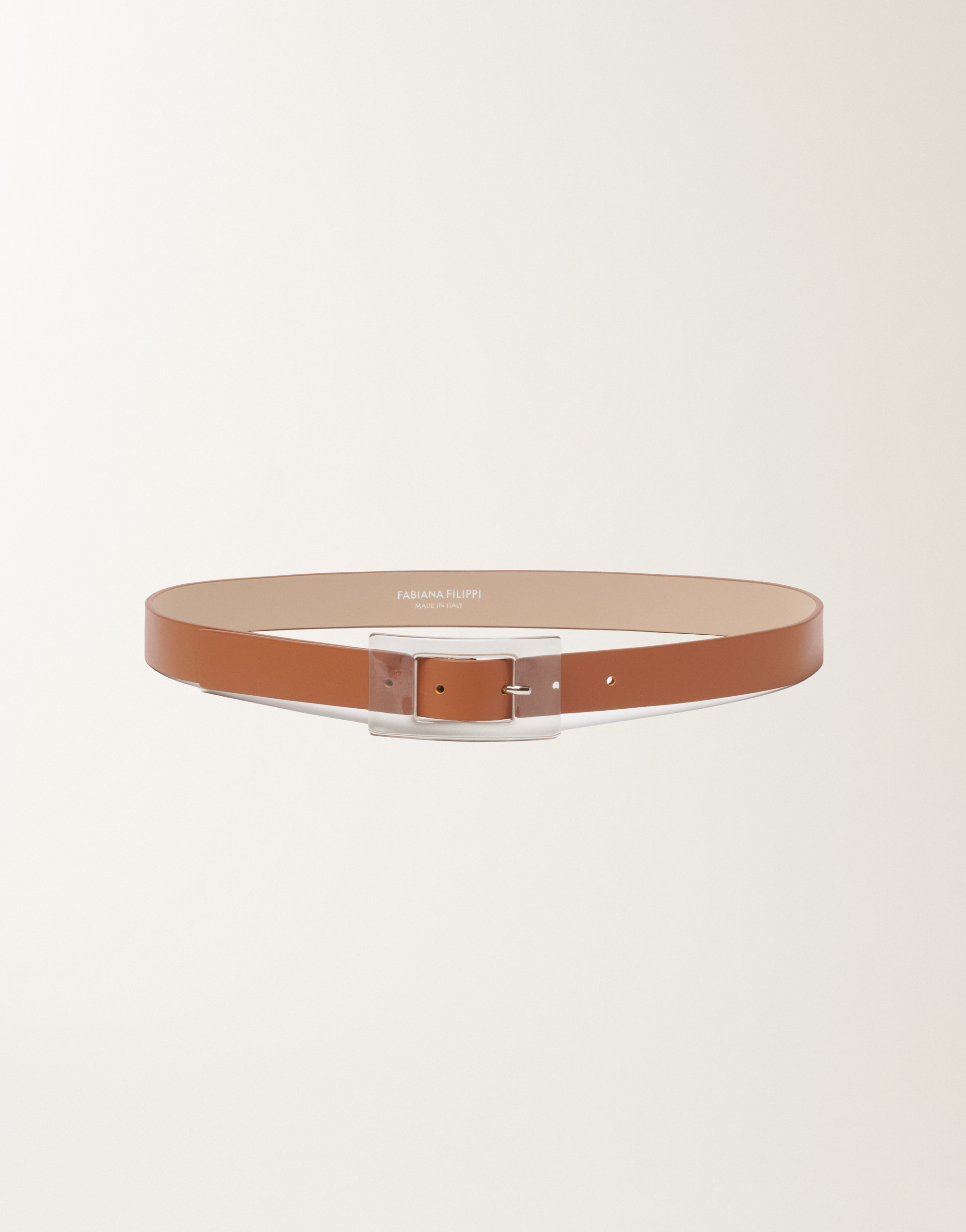 Calf leather belt, leather