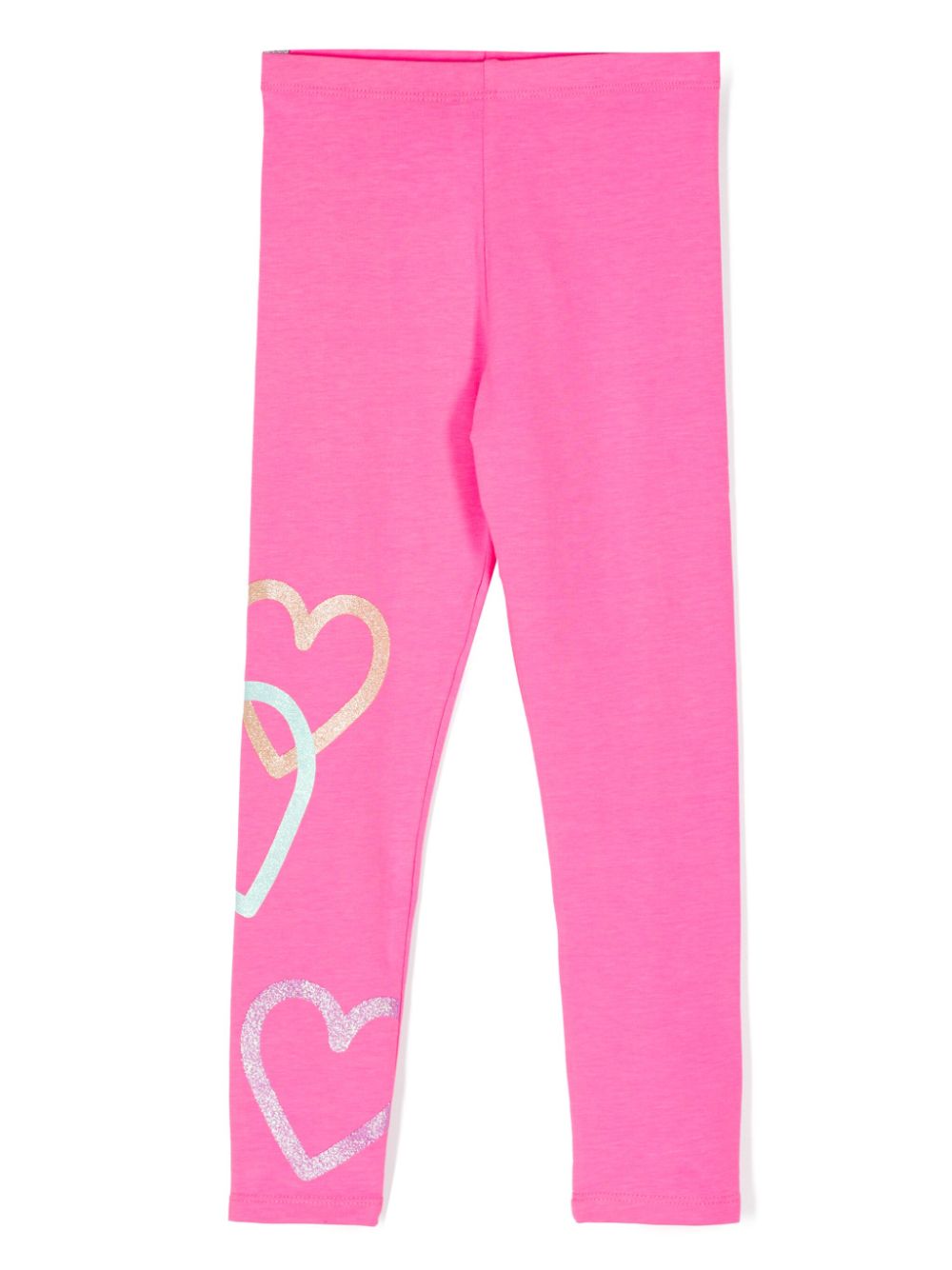 Heart-print leggings - Pink