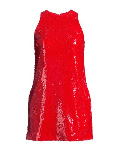 Woman Mini dress Red Size 4 Polyester, Elastane