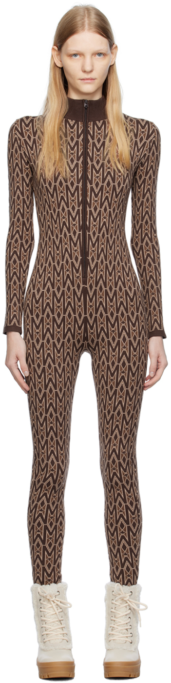 맥케이지 여성 브라운 킴 점프수트 232015F070000