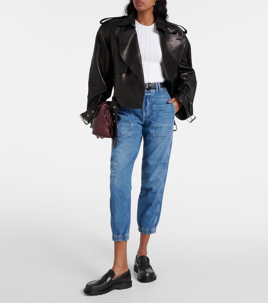 Citizens of Humanity Agni mid-rise twill tapered pants
