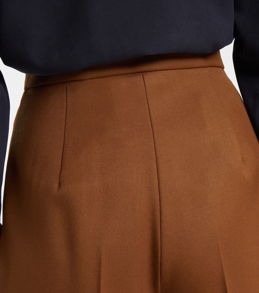 Ozieri high-rise virgin wool shorts