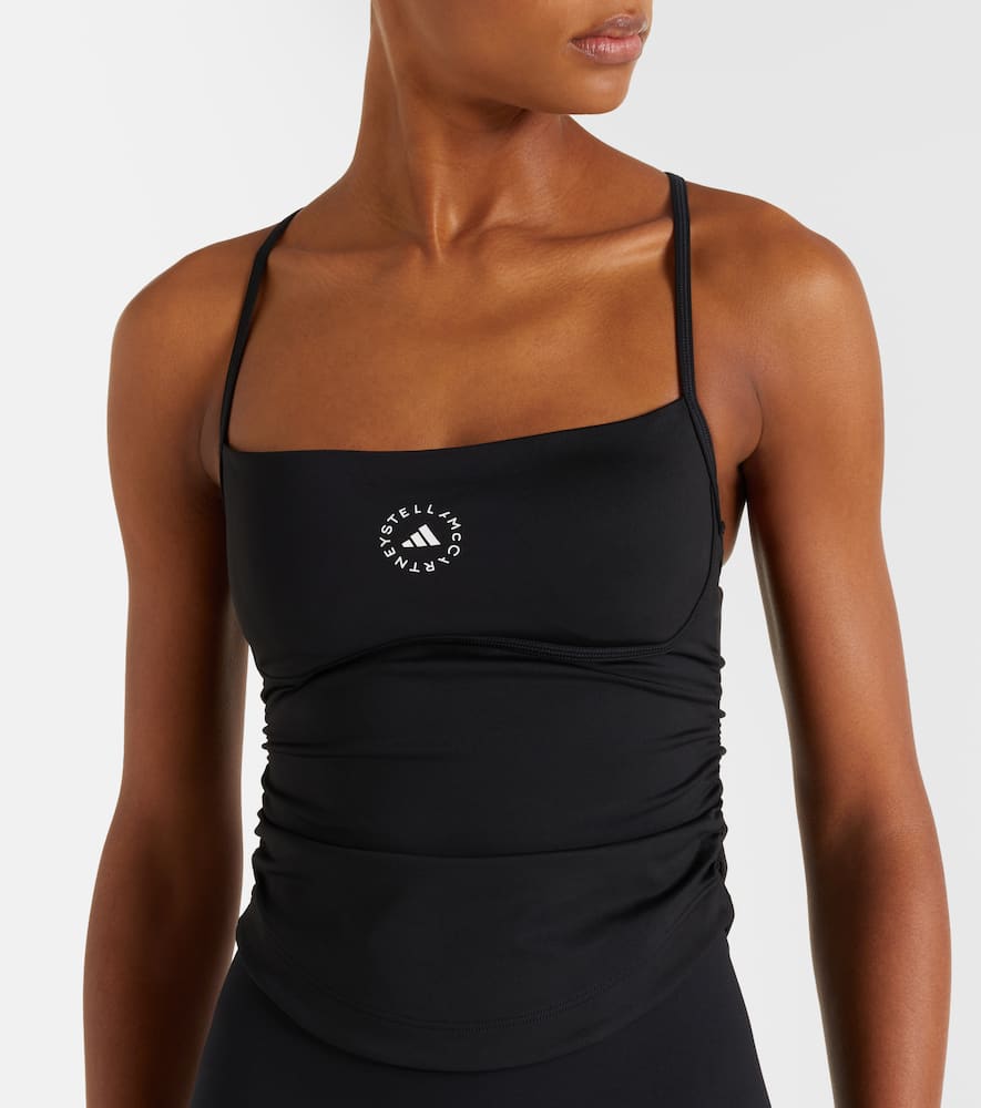 Logo jersey tank top